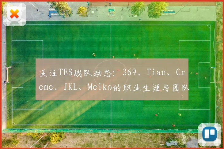 关注TES战队动态:369、Tian、Creme、JKL、Meiko的职业生涯与团队展望